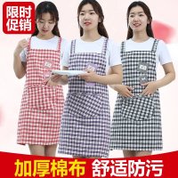 围裙棉布韩版时尚可爱女厨房防污成人罩衣定制工作服