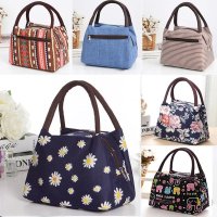 手提包帆布包饭盒手袋女包牛津布包妈咪包袋子收纳包小布包中零钱