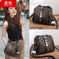 美琦正品水桶包包女2020新款潮韩版单肩斜挎包时尚百搭女士手提包