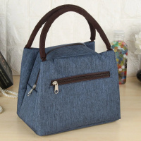保温袋手提包饭盒袋妈咪包帆布包上班族便当小拎包手提袋子女包包