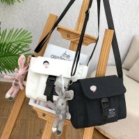 包包女斜跨原宿初中大容量单肩帆布包百搭书包女学生韩版ins网红