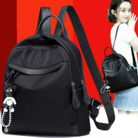 2020新款牛津布双肩包女韩版百搭时尚旅行包简约书包帆布背包