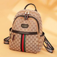 牛津布双肩包女韩版2020新款大容量学生书包时尚百搭印花旅行背包