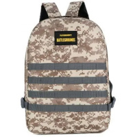 绝地求生时尚潮流同款吃鸡三级包3级电脑背包中小学生双肩书包男 卡其