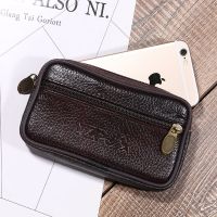 男士真皮手机腰包4.0-6.5寸手机腰包穿皮带手机包多功能零钱包