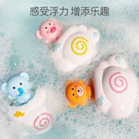 抖音儿童戏水小鹿云雨原理卡通玩具宝宝洗头洗澡浴室洒水沐浴