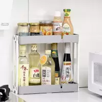 厨房置物架调味料架厨具塑料用品用具收纳落地储物架多层架子刀架