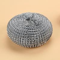 长柄去油污清洁锅刷带钢丝球刷洗碗刷可拆卸清洁刷带清洁球套装 3个装PET球升级版[带短柄]