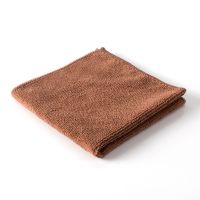 清洁抹布吸水不毛擦桌子布厨房用品去油毛巾擦玻璃家政保洁专用 加厚咖啡色 5条[经济实用装]