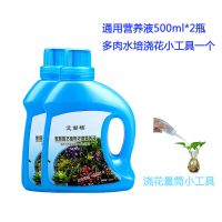 花肥营养液通用型家用花卉盆栽绿萝多肉发财树月季专用水培营养液 通用款两瓶加点浇壶送生根粉