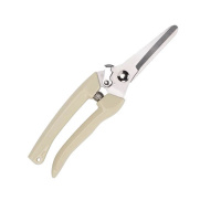 不锈钢树枝修枝剪摘水果花木剪刀园林果树花卉枝嫁接园艺剪刀工具 直头1把