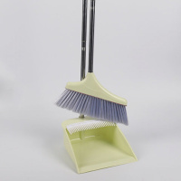 扫把簸箕套装组合家用软毛笤帚单个扫帚卫生间扫地刮水神器 家庭实用性-北欧绿两件套