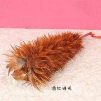 鸡毛掸子鸡毛扫家用车用不毛 73厘米加厚加密木杆真鸡毛掸子