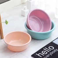 [加厚加深设计]大号加厚家用塑料洗衣盆洗菜盆婴儿洗脸盆洗脚盆 随机混色小号(3个)
