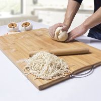 菜板实木家用竹粘板水果厨房防霉长方形小砧板切菜板案板加厚 45*32*1.8送10双花瓶筷