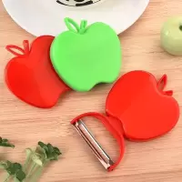 [削皮+刨丝二合一]多功能不锈钢削皮刀苹果土豆瓜果削皮刀 可折叠苹果削皮器1个