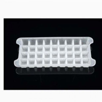 冰格冰块模具盒套装制冰块神器创意冰模家用辅食盒冰箱带盖冷冻盒 无盖36格-1个装(不送冰铲)