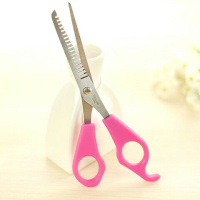 家庭发廊理刘海剪神器四件套美发剪刀平剪牙剪水平尺理发组合套装 单个牙剪