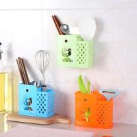 筷子筒防霉沥水创意双筷子筒筷子架小麦筷子笼筷子篓筷子盒餐具盒 两格随机色