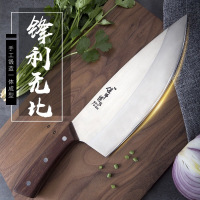 切肉不锈钢加厚版屠宰专用刀骨刀杀猪分割刀剔骨刀割肉刀猪肉刀 大号剔骨