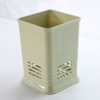 可拆卸塑料沥水筷子架家用筷笼厨房餐具收纳架筷子筒筷篓 绿色单格 单个筷子盒