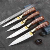 进口钢剔骨刀专业卖肉刀杀猪刀牛羊兔分割刀剔肉刀剥皮放血屠宰刀 517+516+515+514