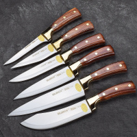进口钢剔骨刀专业卖肉刀杀猪刀牛羊兔分割刀剔肉刀剥皮放血屠宰刀 17+16+15+14+12+11