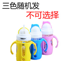 儿童水杯学生手柄 吸管杯 饮水壶宝宝学饮幼儿喝水杯防摔小孩水壶 1个随机色(颜色随机不可指定) 加杯刷,备用吸管,管刷