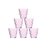 戈莱诗冷水壶玻璃水杯大容量玻璃杯套装杯子家用凉水壶茶壶 6只雨点杯