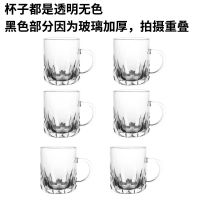 戈莱诗冷水壶玻璃水杯大容量玻璃杯套装杯子家用凉水壶茶壶 6只钻石把杯