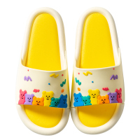 拖鞋女夏天外穿家用卡通防滑家居室内浴室洗澡凉拖鞋儿童亲子小熊款凉拖