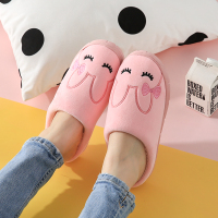 居家棉拖鞋女士室内家用保暖厚底防滑加厚毛绒可爱冬季女地板拖