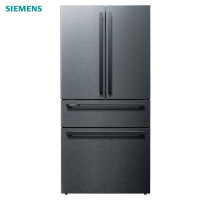 西门子(SIEMENS)602升对开多门变频冰箱 家用大容量 零度保鲜 双擎制冷 家居互联 KF98FA156C 曜钢黑