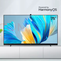 华为智慧屏 V75 2021款 75英寸120Hz超薄全面屏 4K超高清液晶电视机 2400万AI摄像头 帝瓦雷影院声场