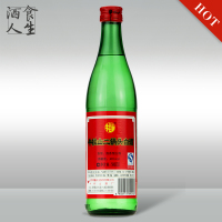 牛栏山二锅头46度绿瓶绿牛二清香型500ml*12瓶装白酒整箱