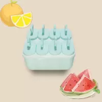 冰淇淋雪糕模具网红自制作冰棒模具DIY冰糕家用儿童冰格 雪糕模纯天蓝8支装