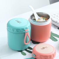 上班族学生便携带盖便当盒小型小号保温早餐杯