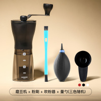 日本手摇磨豆机 手磨咖啡机咖啡豆研磨器陶瓷磨芯磨粉器mssF1|黑色