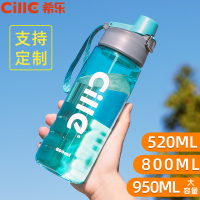 水杯便携塑料杯随手杯男女小学生太空杯创意户外健身运动杯子