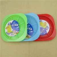 暖瓶垫子暖壶托盘防漏水托盘暖壶垫花盆垫热水瓶隔热垫Q8|方形(三个绿色)