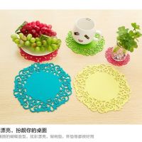 硅胶垫 隔热垫 餐垫隔热垫 防滑垫 锅垫 软胶垫 锅垫 茶杯垫U7|小号中号各5只装