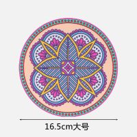 隔热垫餐桌茶杯垫锅垫桌垫家用砂锅碗垫子防烫防水耐高温大号圆形W6|[粉色] 大号[1片]