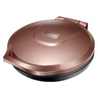 电饼铛档家用新款双面加热烙饼锅煎薄饼机自动加深加大|褐色