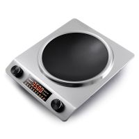 凹面电磁炉 家用大功率3500w 商用爆炒特价防水3000w凹型配锅|凹面银色电磁炉 3000W(汤锅)