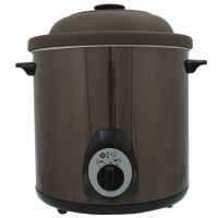 紫砂锅红陶电砂锅商用大容量煮粥煲汤锅家用不锈钢养生电炖锅|8.8L砂锅(旧版本)