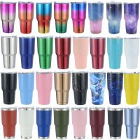 大容量车载杯子马克杯304不锈钢冰霸杯双层水杯保温壶咖啡杯