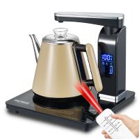 全自动上水电热水壶家用自动抽水烧水壶玻璃电茶壶保温茶具套装|WA-515全自动防烫+摇控