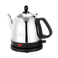酒店宾馆专用长嘴电热水壶随手泡自动烧水壶家用小型煮水壶不锈钢|新款1.0L连盖(性价比高)