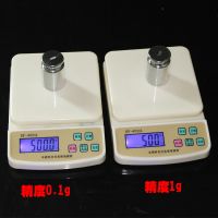 高精度厨房电子秤烘培食物称重精准克数称烘焙食品家用小型克称|充电2公斤精度1克加托盘
