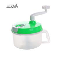 绞肉机家用手动饺子馅碎菜机家用手摇搅拌机切小型绞菜机辣椒神器|3刀片